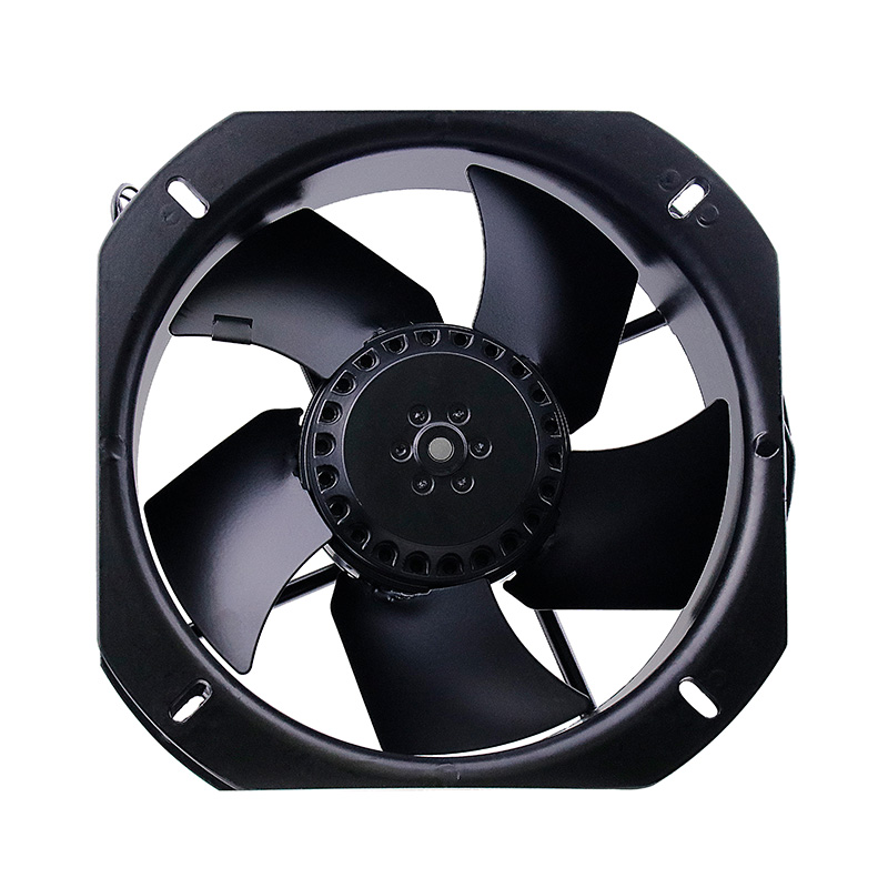 Ventilador CA todo em metal 225x225x80mm-5 l&acirc;minas